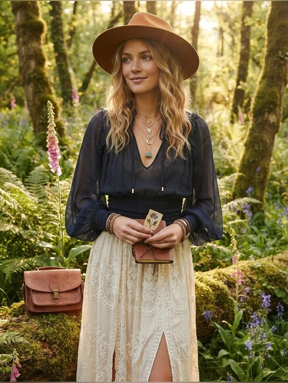 Free People lightweight navy
